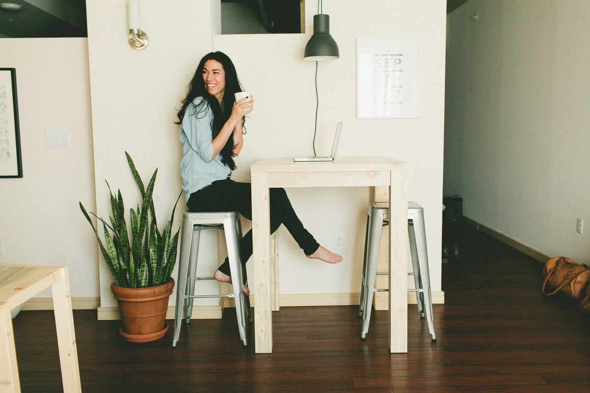 The Shavano Farm Table (Bar-Height) | Beetle Kill Pine